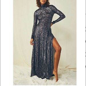Free People Shining in the Night Maxi Slip